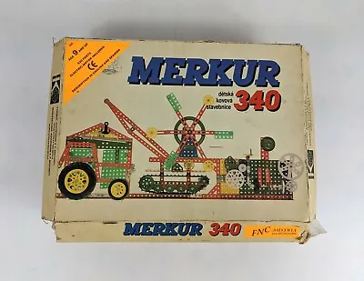 Merkur Vintage Erector Building Set For Kids Missing Pieces For Parts • $30.83