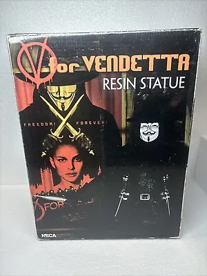 V For Vendetta Resin Statue 12-inch Numbered NECA NEW Figurine Toy Bust • $175