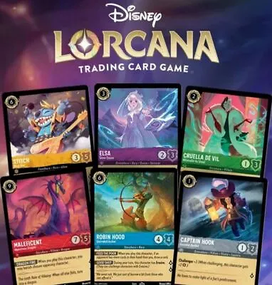 Disney Lorcana First Chapter Singles Pick Your Cards CUCRSRLegendary NonFoil • $25