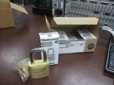 Lot Of 6 Master Lock  No. 6850 ProSeries Solid Brass Padlock 6850MKNRZT1 • $138.75