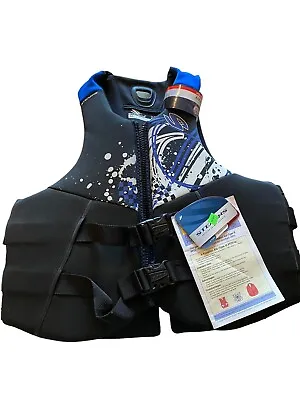 NEW Stearns Deluxe Hydroprene With V-Flex Life Jacket Preserver Adult Mens 2XL • $23.90