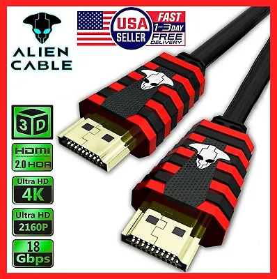 4K HDMI 2.0 Cable Ultra HD High Speed UHD HDTV 2160P HDR 18Gbps 60Hz Dolby HDCP • $6.99