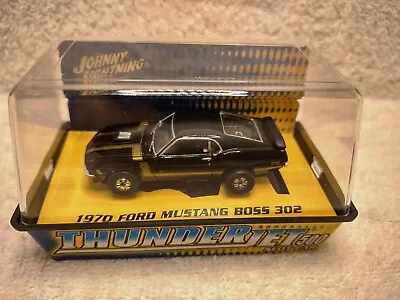 JOHNNY LIGHTNING Playing Mantis 1970 Ford Mustang Boss 302 HO Scale Slot Car NEW • $49.99