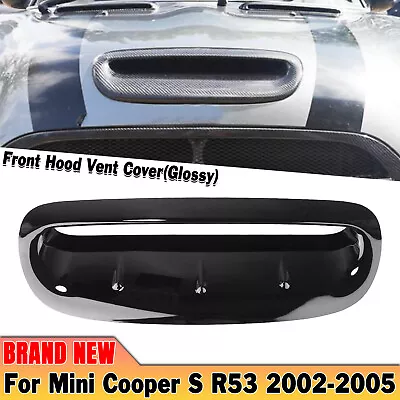 For Mini Cooper S R53 R50 2002-2005 Front Air Hood Bonnet Scoop Vent Kit Black • $64.19