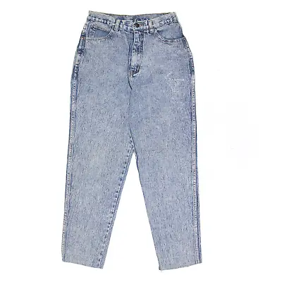 £14.99 • Buy Jeans Blue Denim Regular Tapered Acid Wash Womens W24 L25