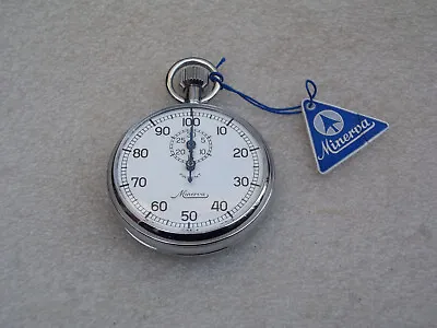 £160 • Buy Vintage New Old Stock Minerva Stopwatch 