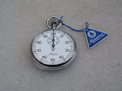 Vintage New Old Stock Minerva Stopwatch  • $198.94