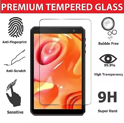 Glass Screen Protector For BLU M8L 8 Inch Tablet [Case Friendly][Tempered Glass] • $11.99