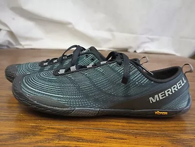 Merrell Vapor Glove 2 Mens Black Castle Rock Barefoot Running Shoes Size 8.5 • $34.95