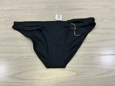 Vitamin A Neutra Hipster Bikini Bottom Women's Size XS (4) Black NEW MSRP $86 • $19.99