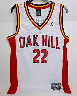 Nike Air Jordan Oak Hill Carmelo Anthony Size M #22 White Jersey • $45