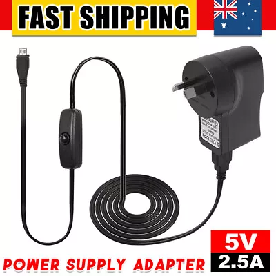 Universal DC 5V 2.5A Power Supply Adapter Charger Switch Fit For Raspberry Pi 3 • $15.45