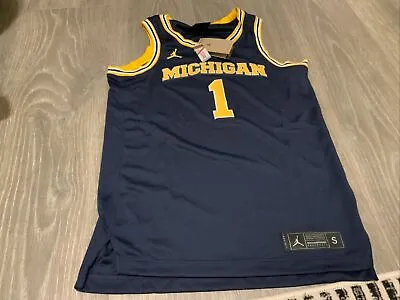 Jordan Brand Michigan Wolverines Jersey Dri-Fit Stitched Men’s Size: Small #1 • $64