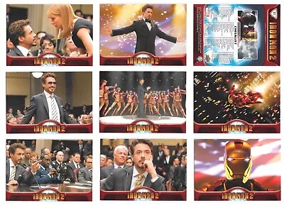 2010 Marvel Iron Man 2 Movie Trading Cards / You Choose #s 1-75 / Bx135 • $0.99