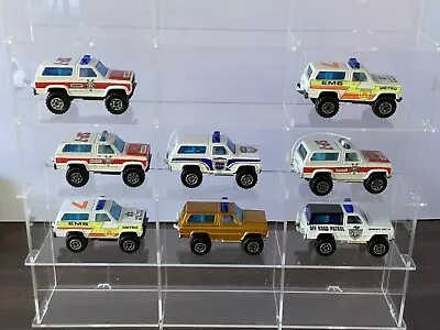 Lot Of 8 Matchbox Superfast No. 50 Chevy Blazer Various Tampo Markings • $7.45