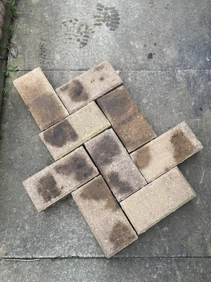 £10 • Buy 100 Used Block Paving Bricks