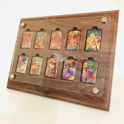 10 Grids Walnut Wood Display Frame Storage Case For Zippo Lighters • $234.37