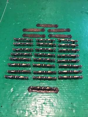 31 Pc Amerock Carriage House Vintage Cabinet Drawer Pulls Handles Plates 176A-1 • $34.95