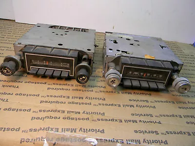 2 Vintage Delco Radios; 2110; 31APB1; For Parts Or Repair; Classic Auto Restore • $99.97