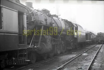 BO Baltimore & Ohio 4-6-2 Steam Locomotive - Vintage Railroad Negative • $25.45