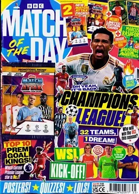 BBC Match Of The Day Magazine Issue 687 + 2 Packs Of Cards-s/r • £7.50