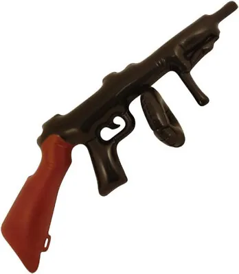 Inflatable Tommy Gangster Gun Reusable Blow Up Machine Guns Fancy Dress Party UK • £3.65