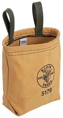 $22 • Buy Klein Tools 5179 Water-Repellant Canvas Pouch - Belt Loops