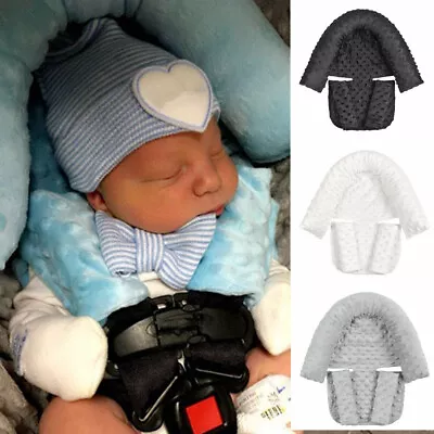 Infant Seat Pad Head Cushion Liner Headrest Newborn Baby Support Pillow • £10.59