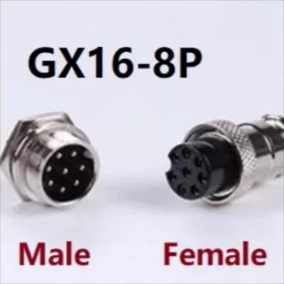 Aviation Plug 2345....9 Pin 16mm GX16 Metal Male Female Panel Cable Connector • £31.99