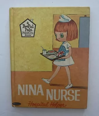 VINTAGE 1967 Nina Nurse Hospital Helper BOOK WHITMAN • $5
