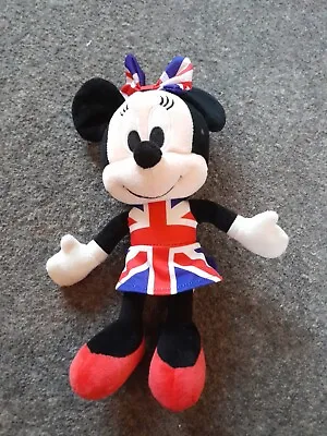 Minnie Mouse Plush Soft Toy Union Jack Dress And Bow Disney Posh Paws 9  • £10
