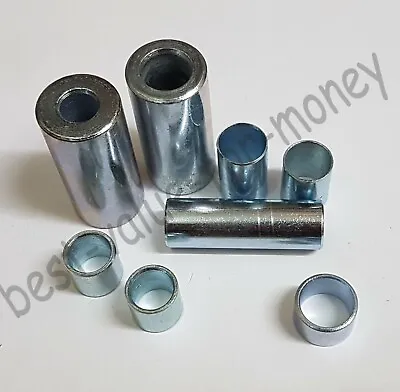 Steel Spacer Sleeve Metal Bush Distance Tube Round Many Size Through Hole • £7.99