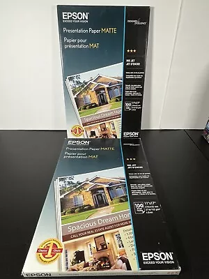 Epson Presentation Paper Matte 11  X 17  (2 Packs Of 100 Sheets 200 Total) • $49.99