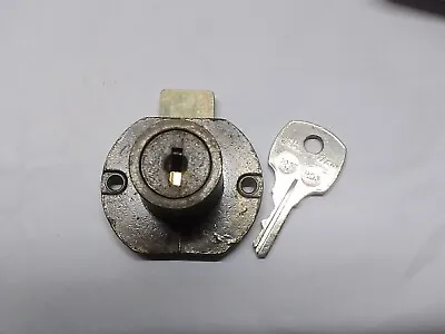 Antique Slot Machine Lock With Key Jennings - Mills Novelty (Rounded) • $14