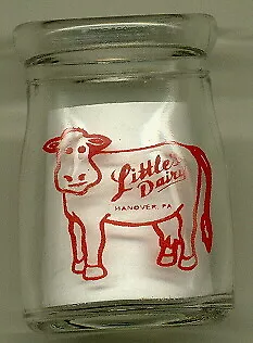 Littles Dairy 3/4 Oz. Creamer Bottle Hanover Pa. Cow • $12.99