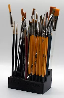 3D Printed Tool/Brush Holder For Crafting And Scale Modeling • $10