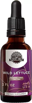 New Earth's Love - Wild Lettuce Alcohol-Free Herbal Extract Tincture Super-C... • $79.99