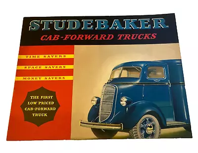 1937 Studebaker Trucks Cab-Forward Original Sales Brochure W/ Pictures • $200