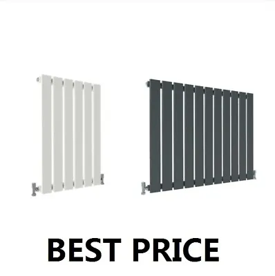 Horizontal Designer Flat Panel Radiator Best Price Rads All Colours • £45.99