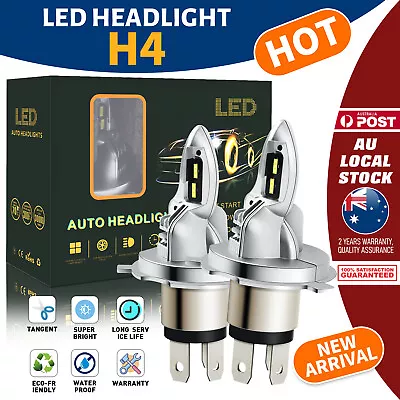 LED Headlight   Kit For Toyota Hilux KUN26 Ute 3.0 D-4D 4WD 2006-2015 • $48.99