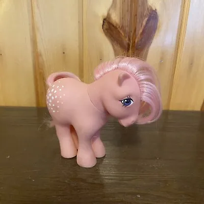 1982 Vintage My Little Pony Cotton Candy Pink With White Spots Hasbro • $4.53