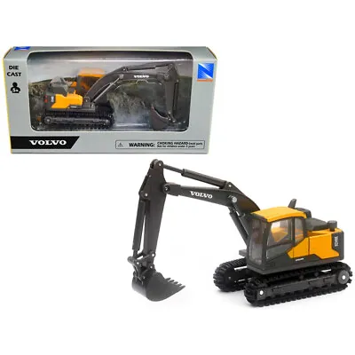 Volvo EC140E Track-Type Excavator Yellow Diecast Model By New Ray • $19.18