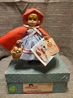 Vintage 8  Madame Alexander  Little Red Riding Hood   Doll # 782 W/Original Box • $18.95