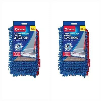 (2 Pack) O-Cedar Hardwood Floor N More 3-Action Microfiber Mop Reusable Washable • $15.99