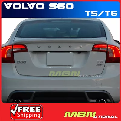 For 2011-2017 Volvo S60 492 SAVILLE GRAY METALLIC Painted ABS Rear Trunk Spoiler • $170.69