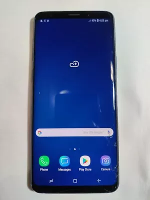 Samsung Galaxy S9 Plus 64gb Blue Cracked Screen Unlocked AU • $298