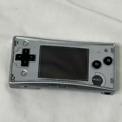 Nintendo Game Boy Micro W/Clear Screen Cover Tested & Works No Charger • $140