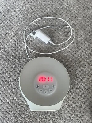 £30 • Buy Lumie Sunrise Alarm Wake Up To Daylight Table Lamp, White. Bodyclock