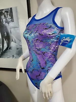 NWT Vintage Retro Gantner Of California Sz 6 Swim 80's Leotard • $14.99