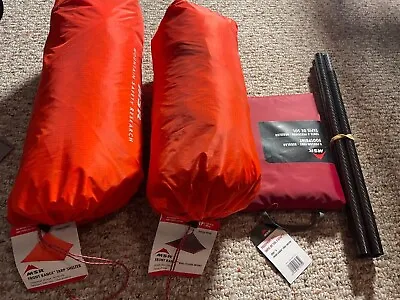 MSR Front Range 4 Person Floorless Ultralight Tarp Shelter W/ Inner Bug Tent  • $1000